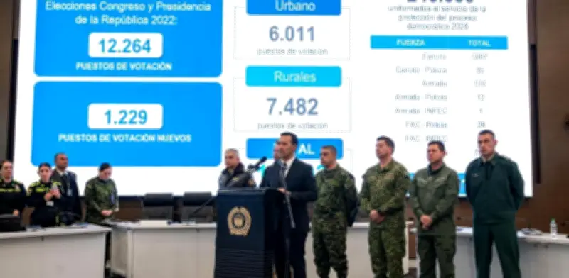 Fuerza Pública despliega 51.889 efectivos y 378 esquemas de seguridad para candidatos electorales