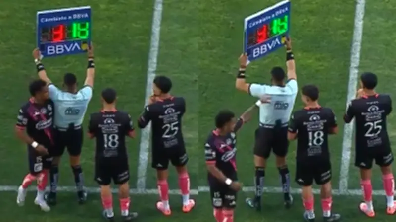 Futbolista colombiano Édgar Guerra expulsado en Liga MX por empujar al cuarto árbitro