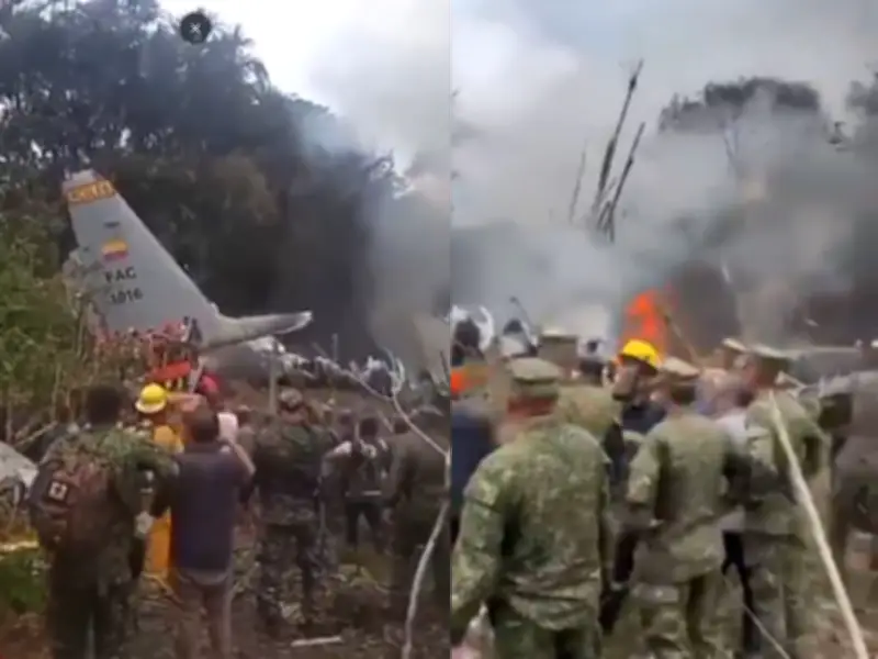 General Hugo López confirma 66 víctimas fatales en accidente de avión Hércules C-130 en Putumayo