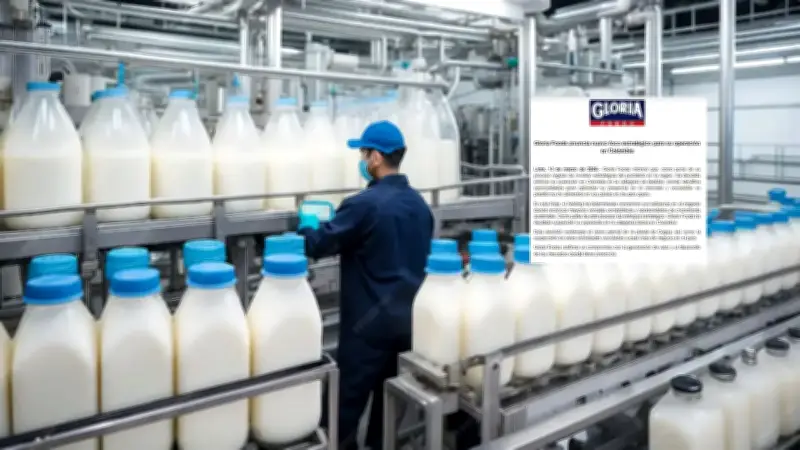 Gloria Foods cierra operación láctea en Colombia: 150 empleos afectados y planta de Cogua parcialmente cerrada