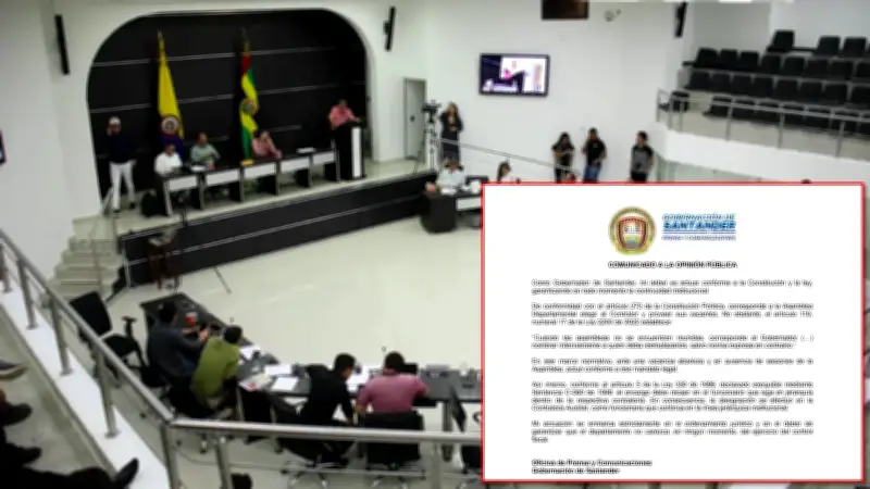 Gobernador de Santander defiende nombramiento de contralor encargado en medio de polémica