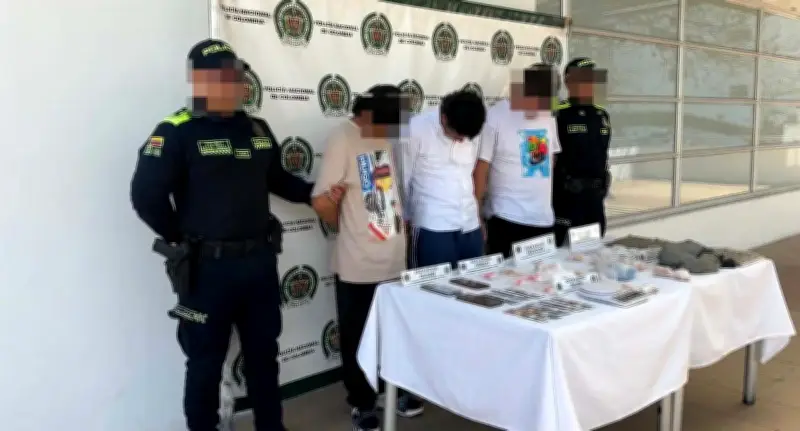 Golpe a redes de microtráfico en Cartagena: capturan a 5 presuntos expendedores en operativos simultáneos