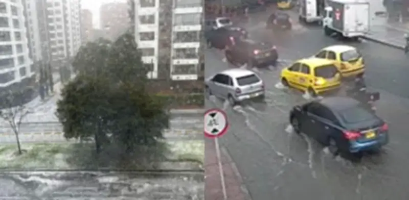 Granizada e inundaciones afectan movilidad en Bogotá: reporte del IDIGER y localidades impactadas