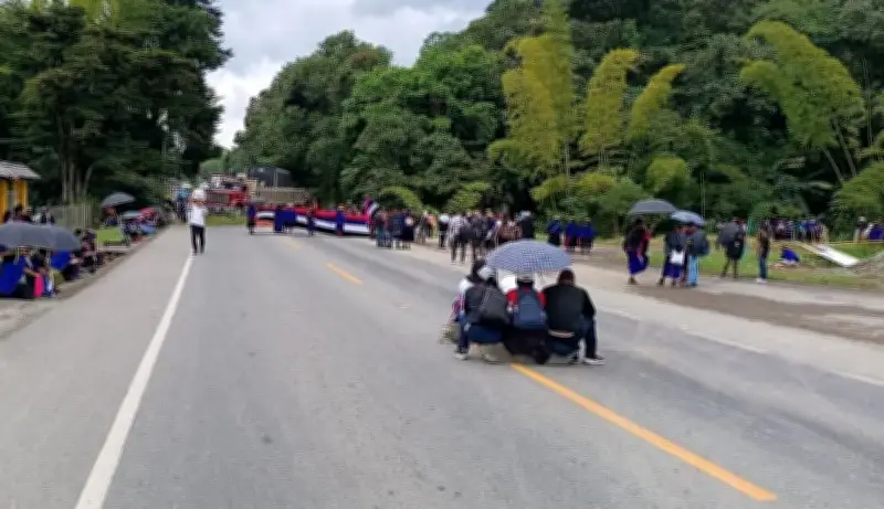 Gremios del Cauca exigen fin a bloqueos en Panamericana ante crisis económica previa a Semana Santa