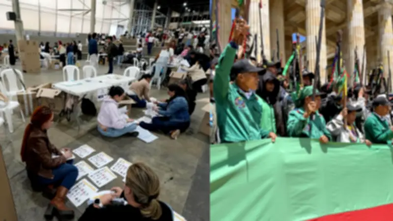 Guardia Indígena Realiza Bloqueos en Cartagena del Chairá Durante Elecciones Legislativas