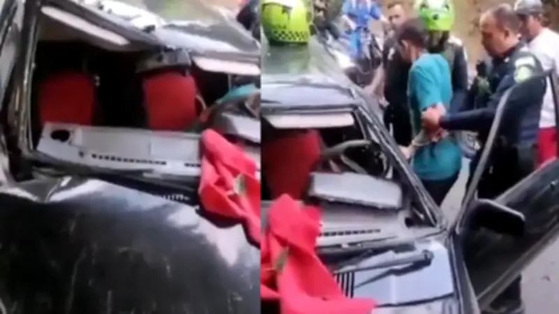 Habitante de calle roba vehículo y termina estrellado en Bucaramanga: capturado