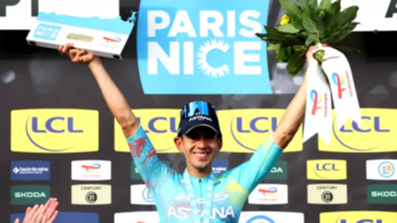 Harold Tejada triunfa en París-Niza: Colombia brilla en el ciclismo europeo