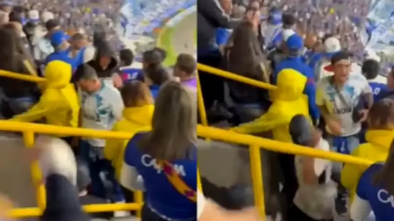 Hinchas de Millonarios expulsaron a otros que cazaban infiltrados en El Campín