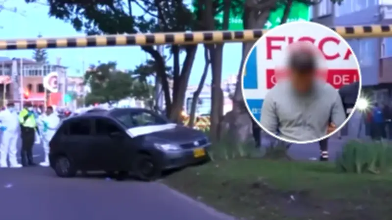 Hombre simuló accidente en Bogotá para ocultar doble asesinato de mujer y bebé