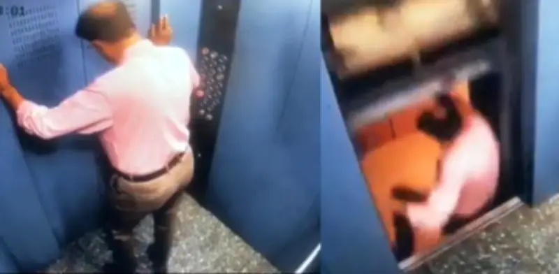 Hombre sobrevive milagrosamente tras falla en ascensor que cambió de piso repentinamente