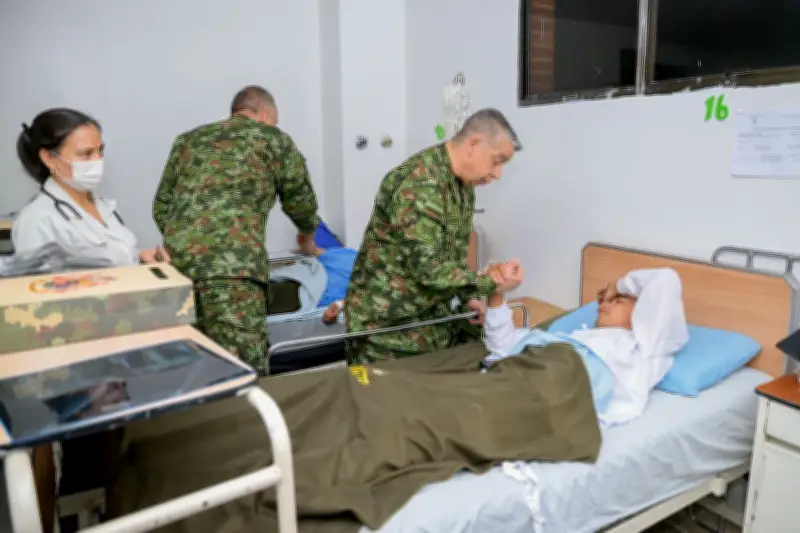 Hospital Militar Central atiende a 24 heridos del accidente aéreo en Putumayo