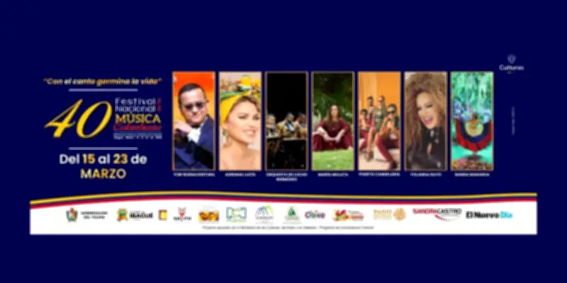 Ibagué celebra 40 años del Festival Nacional de la Música Colombiana con homenaje a mujeres