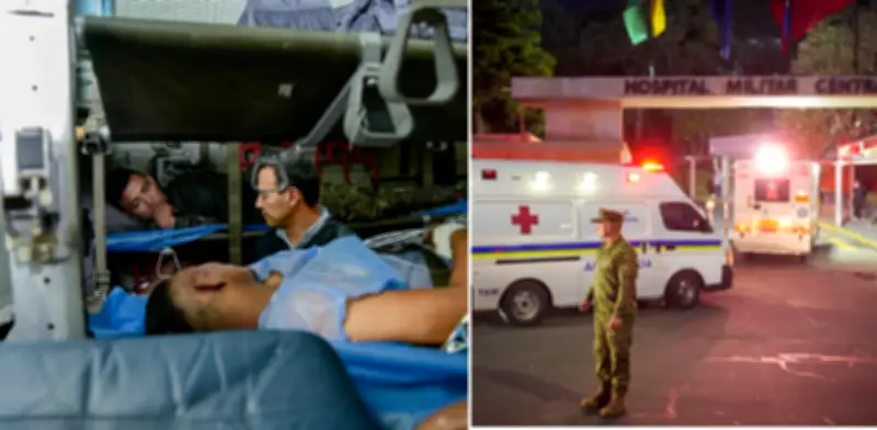 Imágenes del traslado a Bogotá de soldados heridos en accidente aéreo del Hércules en Putumayo