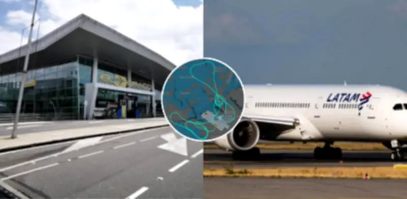 Imágenes inéditas revelan trayectorias en incidente aéreo entre avión Latam y helicóptero en El Dorado
