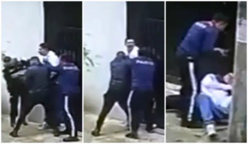 Impactante video muestra captura de ladrón que robó vehículo con arma blanca en Bogotá