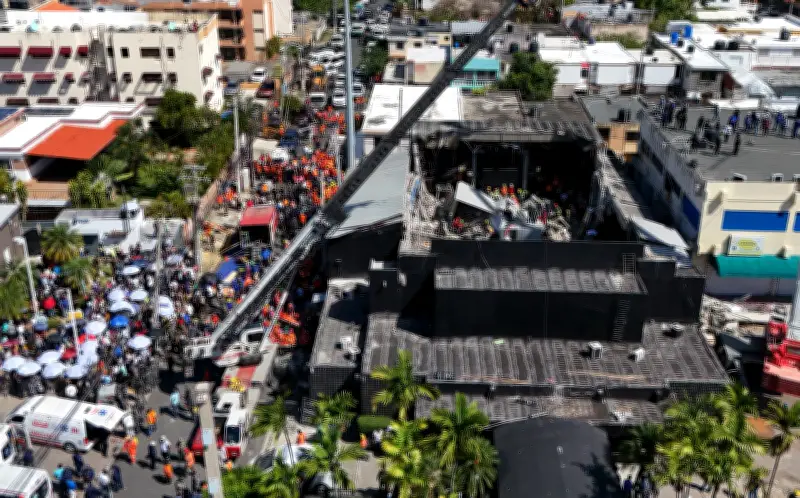 Impactantes imágenes revelan detalles de la tragedia en discoteca Jet Set de República Dominicana