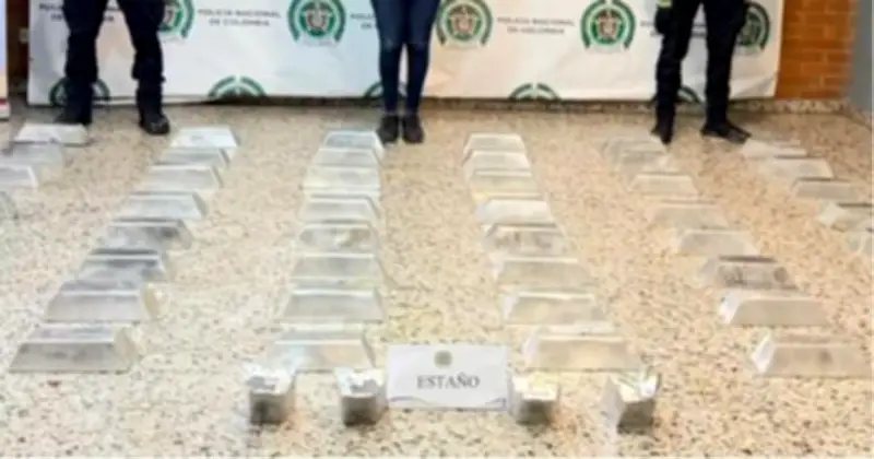 Incautan 767 kg de estaño ilegal en El Dorado: golpe a tráfico de minerales estratégicos