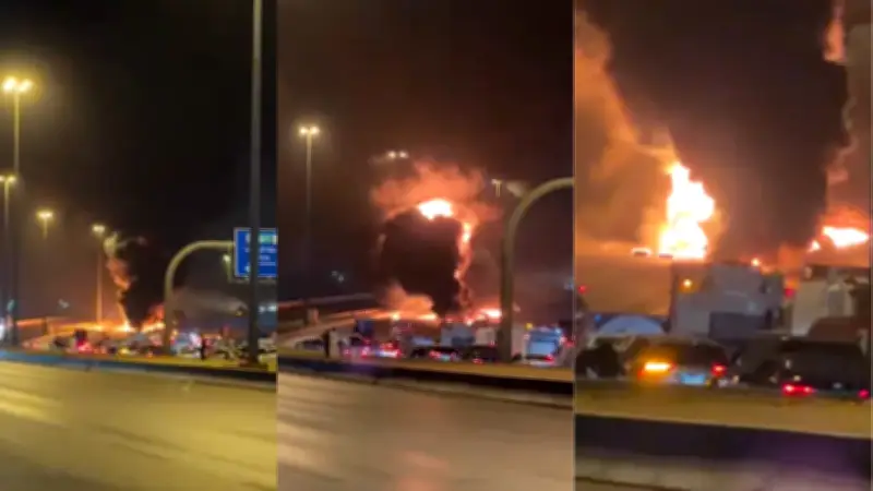 Incendio en embajada de EE.UU. en Arabia Saudita por ataque con drones vinculado a Irán