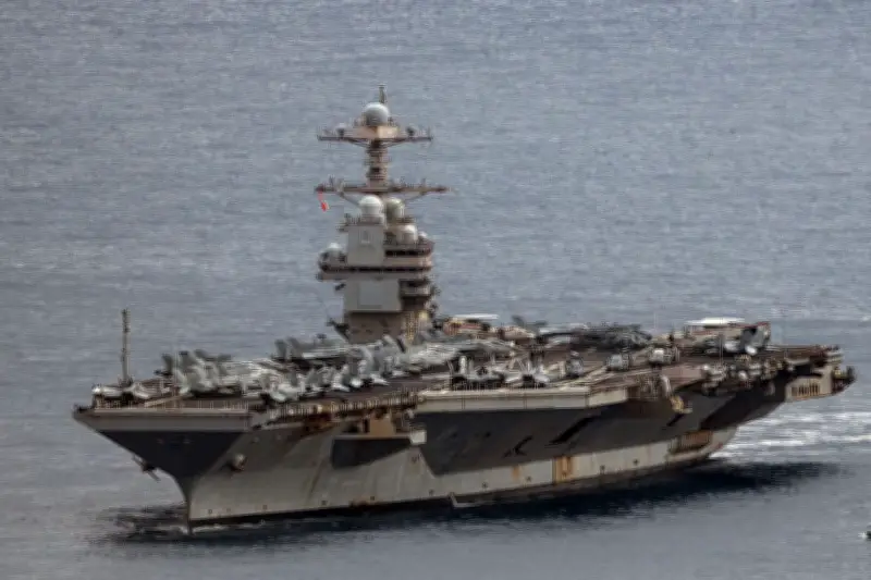 Incendio en portaaviones USS Gerald R. Ford obliga a escala de emergencia en base naval griega