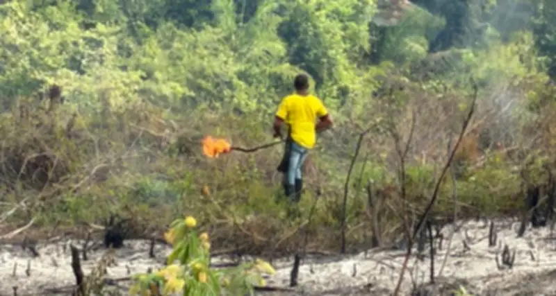 Incendio intencional en vereda de Piedecuesta: presunto responsable amenazó con reiniciar fuego
