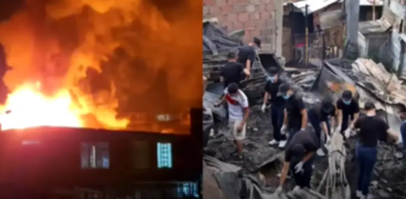 Incendio voraz en Armenia destruye 20 viviendas y deja damnificados