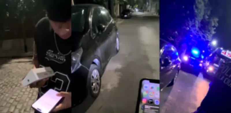 Influencer argentino recibe balazo durante venta de celulares; su cámara grabó el ataque