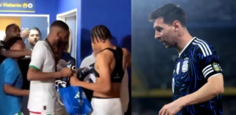 Insólita pelea en vestuario: futbolistas de Mauritania se disputan camisetas de Argentina tras amistoso