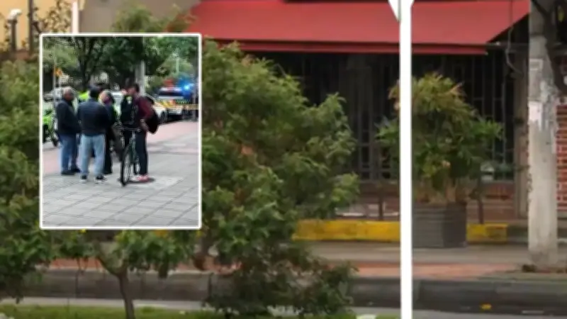 Intento de sicariato en Bogotá: hombre dispara en cafetería de Usaquén