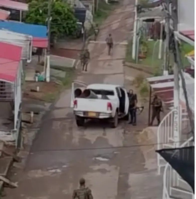 Intervención aérea frustra ataque con cilindros bomba contra la Policía en Mondomo, Cauca