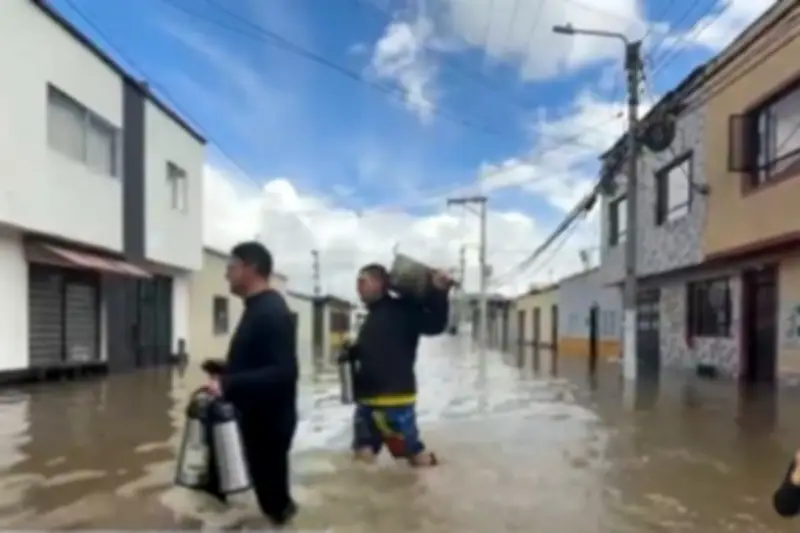 Inundaciones históricas en Facatativá: 2.500 familias afectadas y pérdidas totales