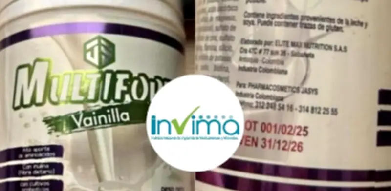 Invima alerta sobre suplemento 'Multifort' con registro sanitario falso en Colombia