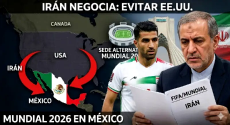 Irán busca jugar su fase de grupos en México para evitar Estados Unidos en Mundial 2026