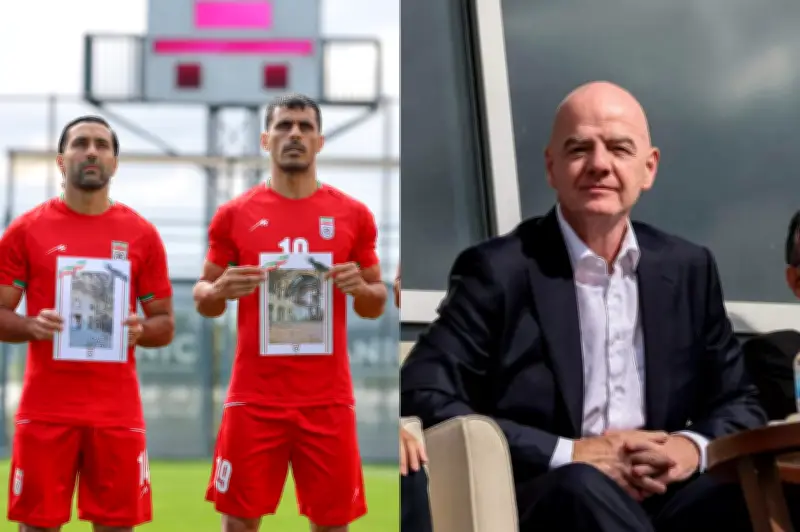 Irán muestra víctimas de bombardeos en partido amistoso ante la FIFA