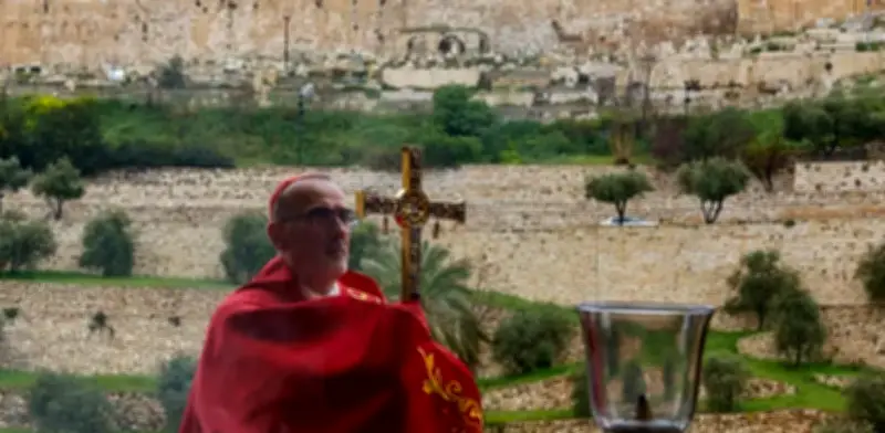 Israel impide acceso de líderes católicos al Santo Sepulcro en Domingo de Ramos por seguridad