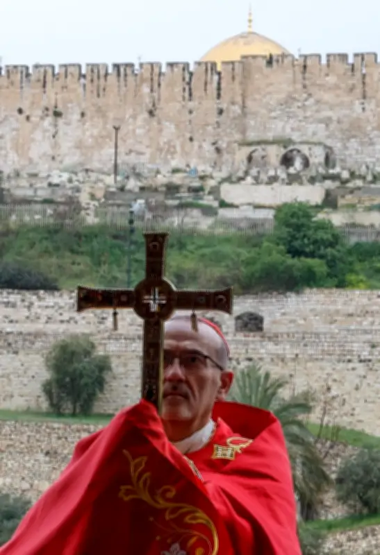 Israel impide al cardenal Pizzaballa celebrar misa del Domingo de Ramos en Jerusalén