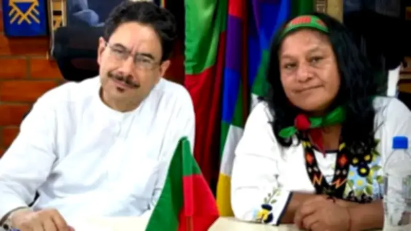 Iván Cepeda elige a Aida Quilcué como su fórmula vicepresidencial para las elecciones