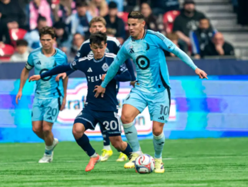 James Rodríguez debutó con derrota 6-0 en Minnesota United de la MLS