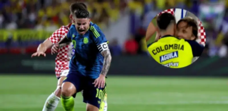 James Rodríguez reencuentra a Luka Modric en amistoso Colombia-Croacia: emotivo intercambio de camisetas