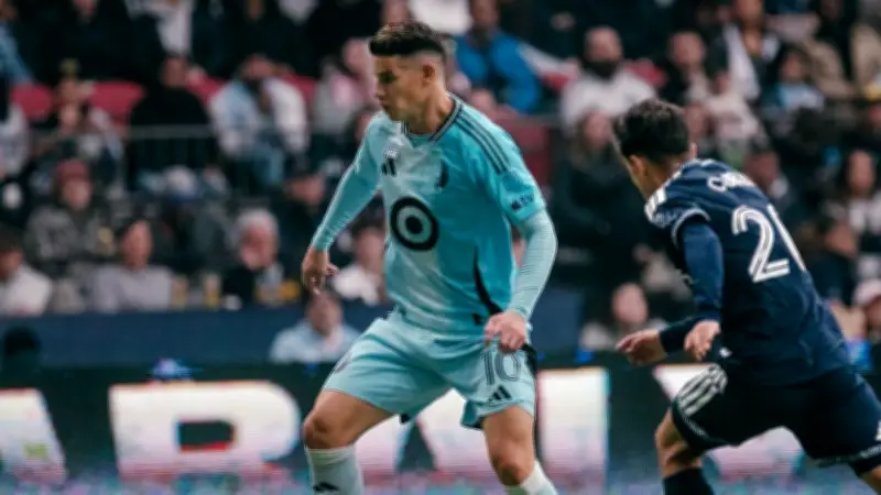 James Rodríguez revela dificultades en su debut con Minnesota United: césped sintético y adaptación