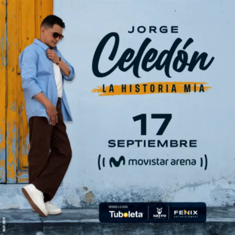 Jorge Celedón anuncia concierto en Bogotá: Vallenato en el Movistar Arena el 17 de septiembre