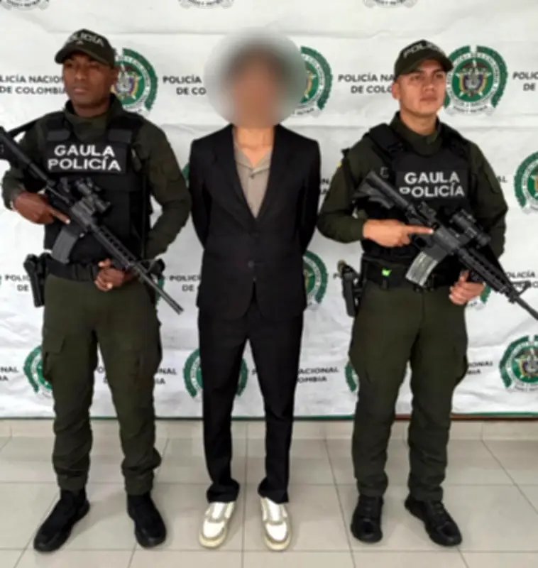 Joven de 21 años capturado en Güepsa por extorsión y ataque con granada en Kennedy