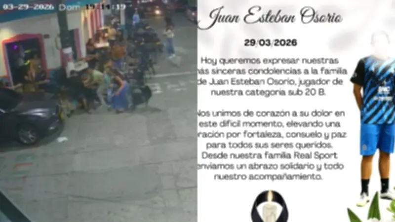 Joven futbolista de 17 años asesinado en ataque sicarial en Barcelona, Quindío
