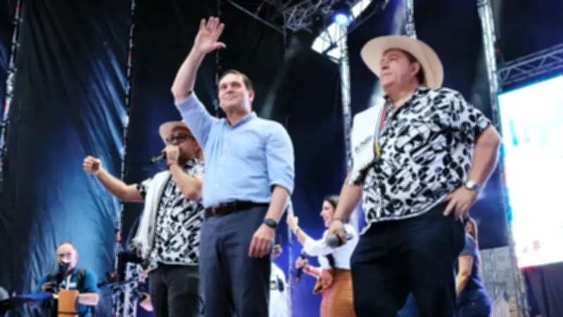 Juan Carlos Pinzón culmina campaña en Cali con énfasis en seguridad y liderazgo presidencial