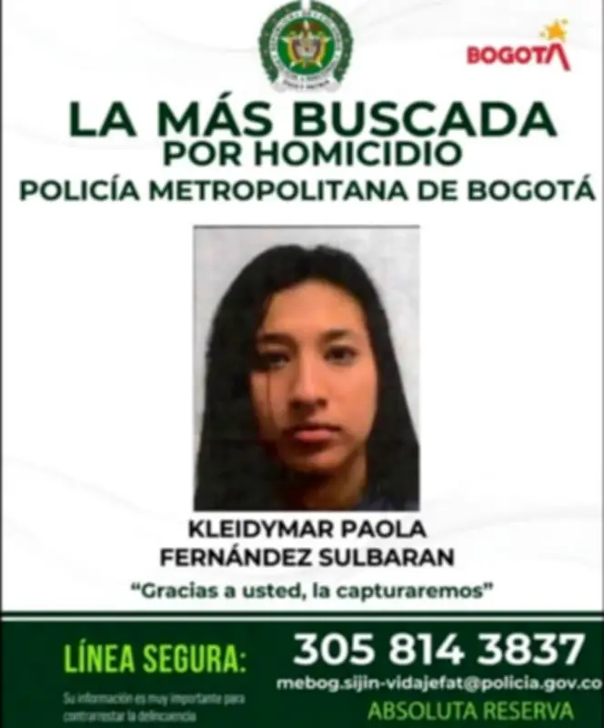 Kleidymar Fernández, señalada como determinadora del homicidio de estudiante en Chapinero