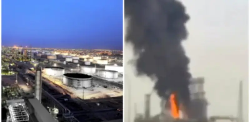 Kuwait confirma incendio en dos refinerías petroleras tras ataques con drones