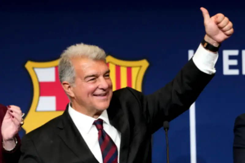 Laporta celebra reelección contundente en el FC Barcelona con el 68,18% de los votos