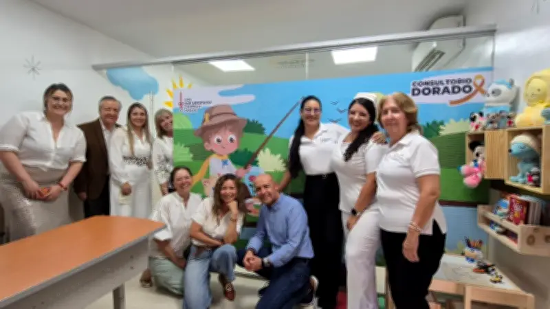 Liga Santandereana inaugura primer Consultorio Dorado para niños con cáncer