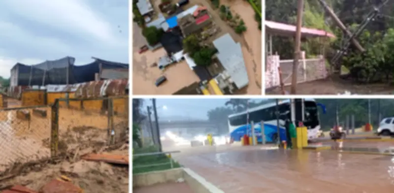 Lluvias intensas causan emergencia vial y humanitaria en tres departamentos colombianos