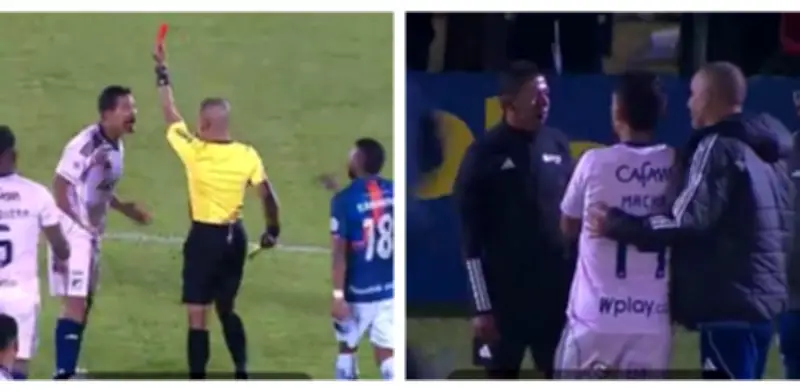 Mackalister Silva se disculpa por expulsión en Millonarios vs. Chicó pero cuestiona arbitraje