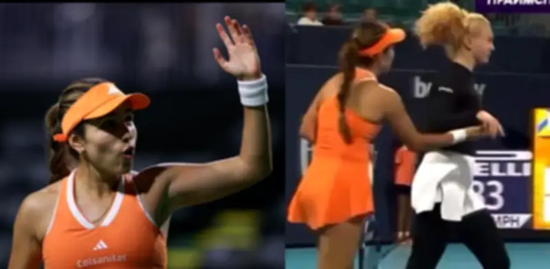 María Camila Osorio avanza en Miami Open pese a desplante de rival Siniakova